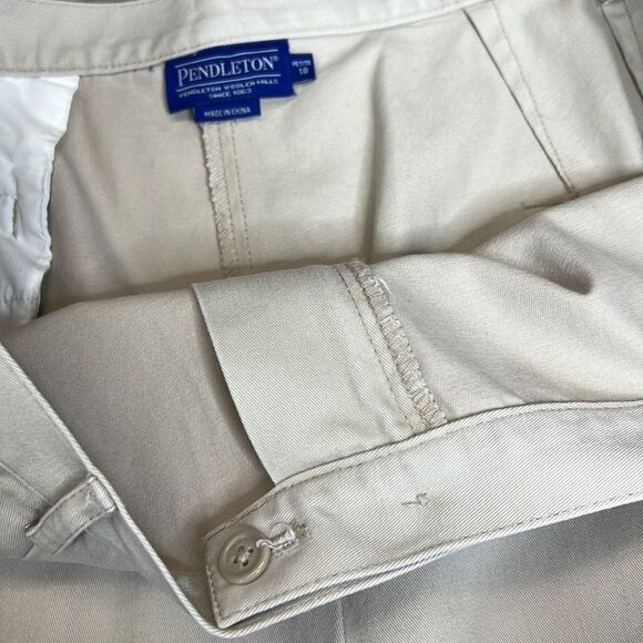 NWT Pendleton Khaki Pants Size 18 Petite - Picture 3 of 9